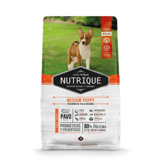 Diseño sin título Nutrique Medium Puppy