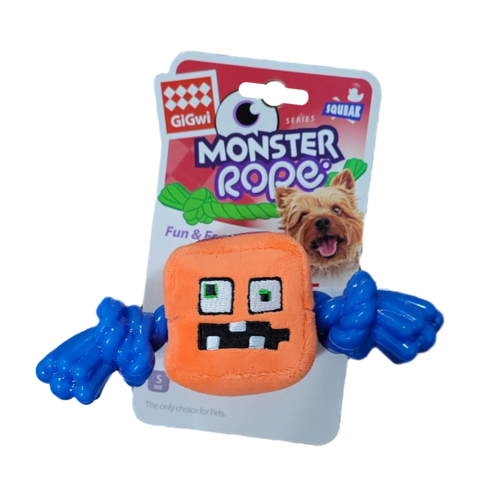 Peluche Gigwi Orange Monster Rope