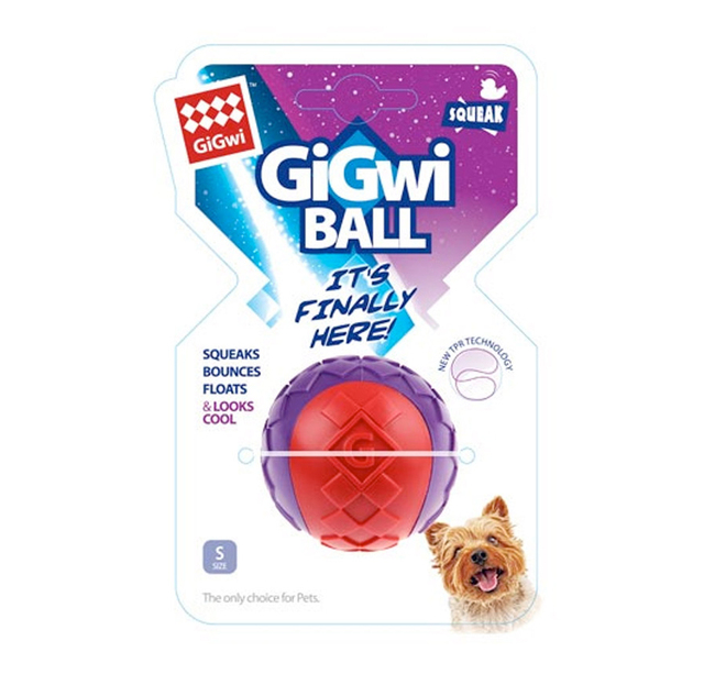 Pelota Gigwi Squeaker Red