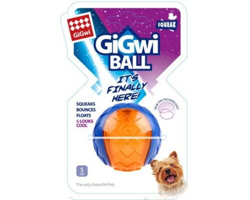 Pelota Gigwi Squeaker Naranja