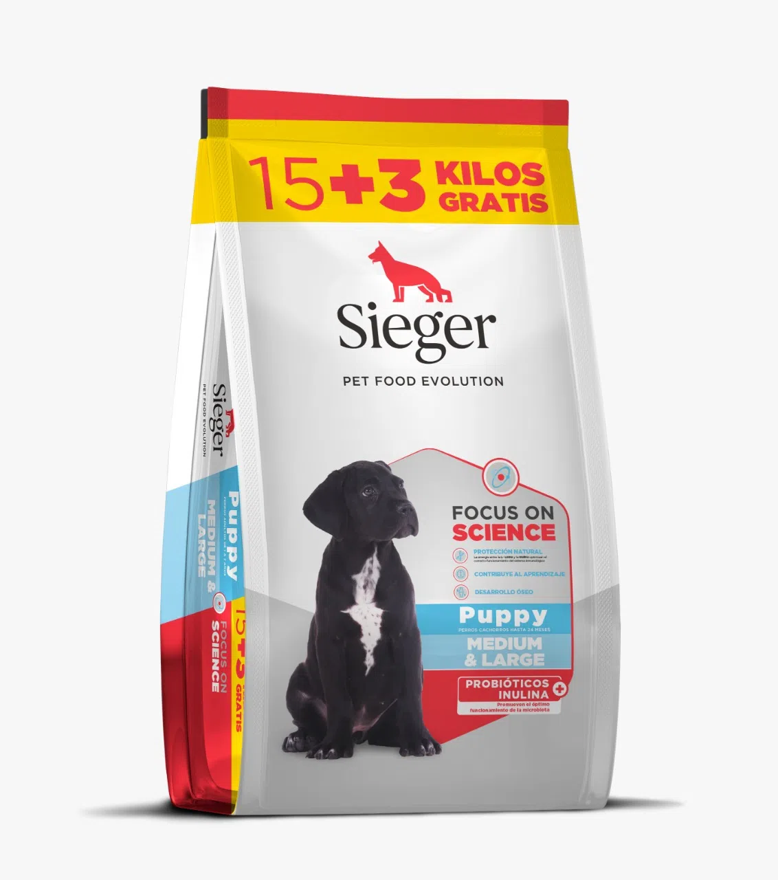 Sieger Cachorro 15kg + 3kg