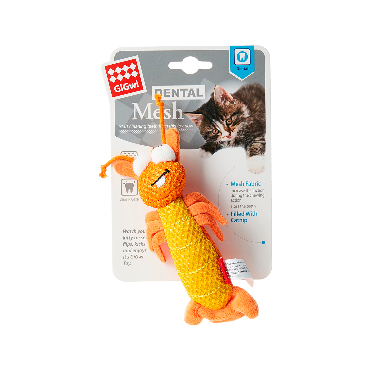 Gigwi Dental Mesh Shrimp Orange