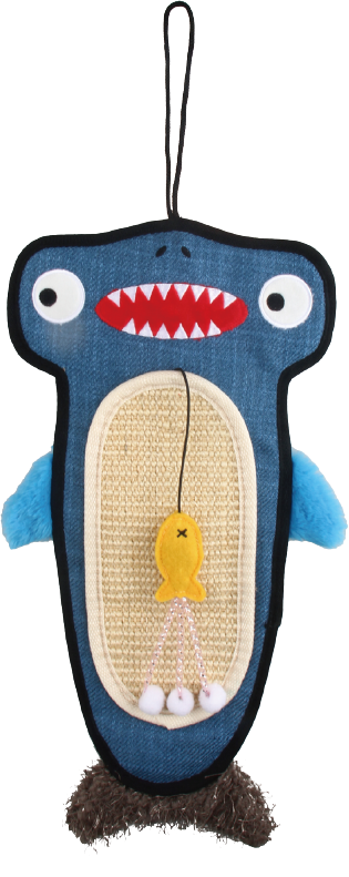 Gigwi Alligator Cat Scratcher Catnip