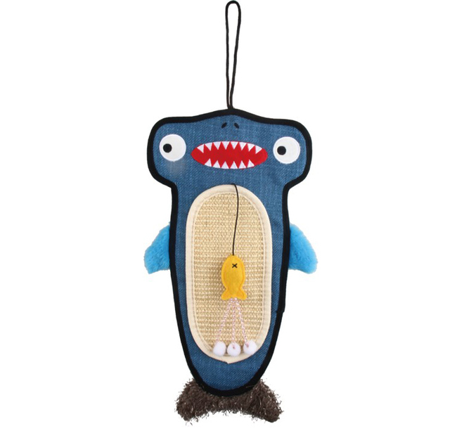 Gigwi Alligator Cat Scratcher Catnip