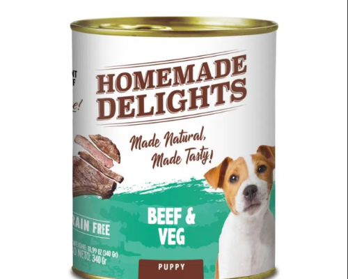 Homemade Delights Puppy Beef y Veg