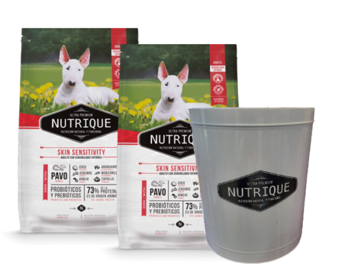 Lata Nutrique Perro + 2 Bolsas Nutrique Grandes + Regalo !!