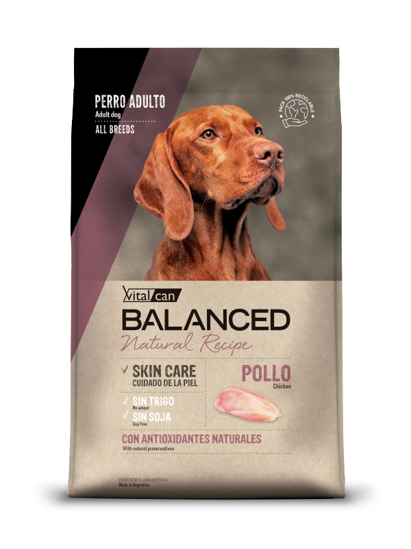 Balanced Perro Natural Recipe Pollo