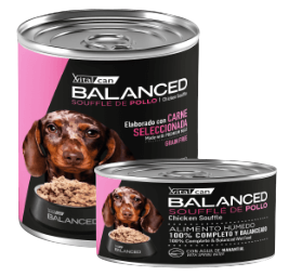 Lata Balanced Souffle de Pollo – Cachorro