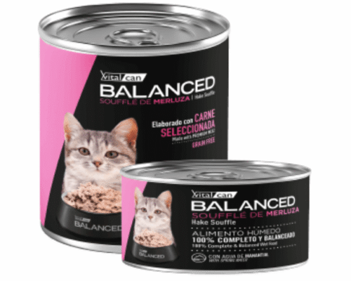 Lata Balanced Souffle de Merluza – Gato Cachorro