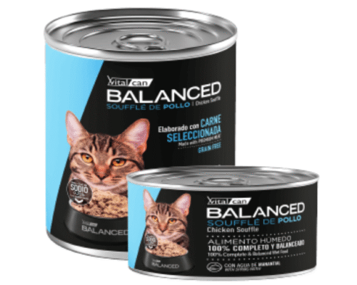Lata Balanced Souffle de Merluza – Gato Adulto