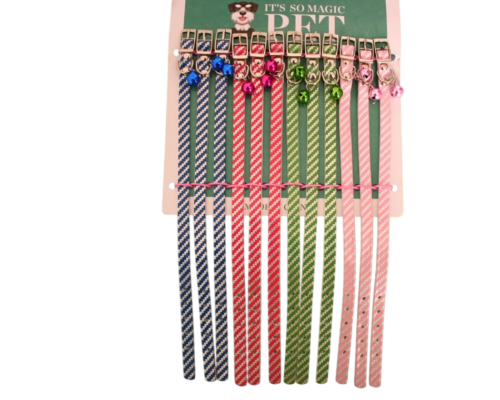 Collar Rayado con Brillo