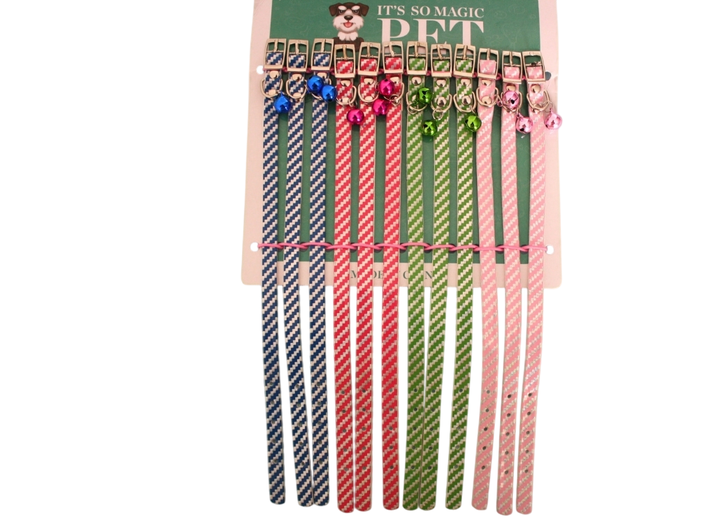 Collar Rayado con Brillo