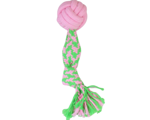 Pelota con Soga Bicolor