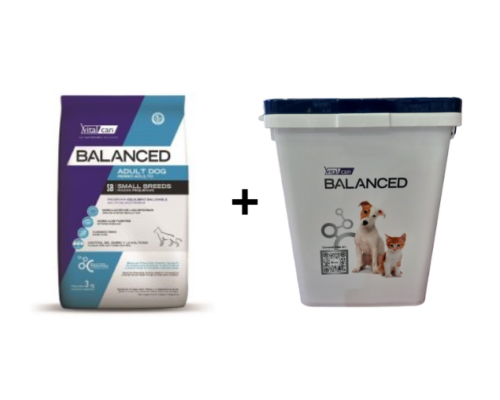 Promo Balanced Adulto Raza Pequeña 9kg + Tacho de Regalo