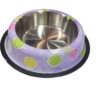 Comedero Inox Lunares
